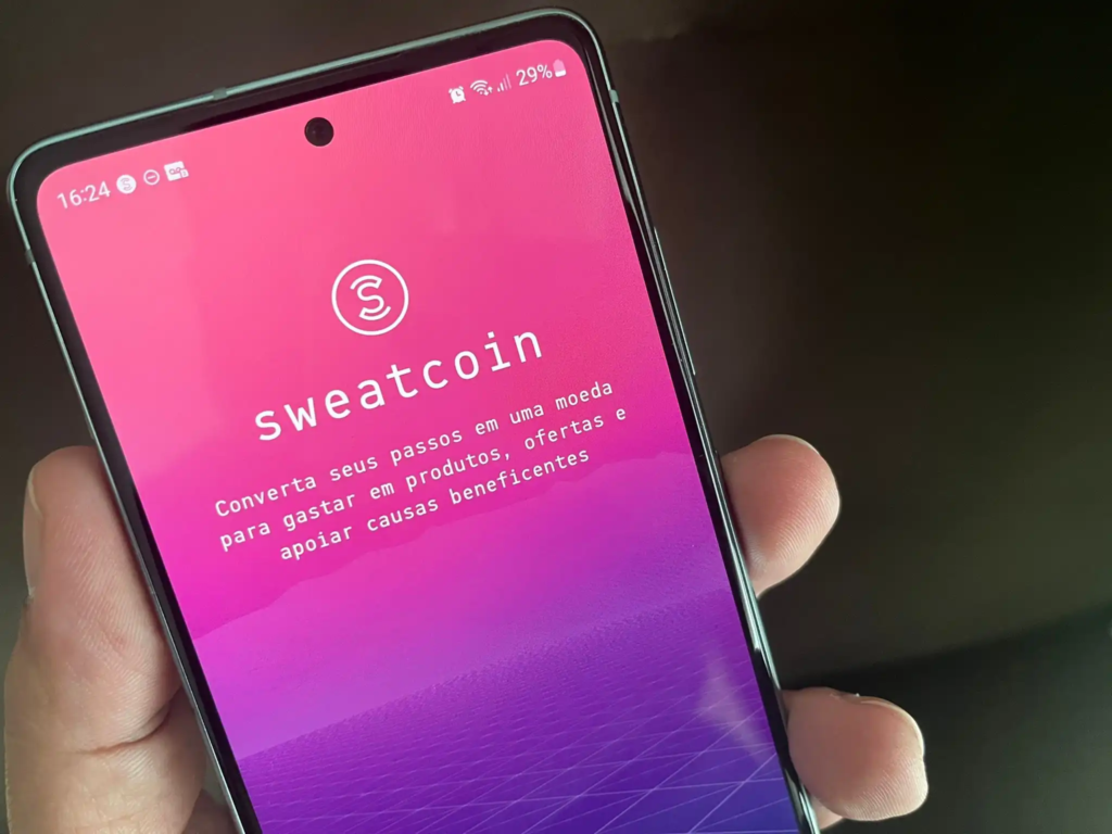 Sweatcoin é um dos jogos para ganhar dinheiro em criptomoeda. Fonte: Infomoney. 